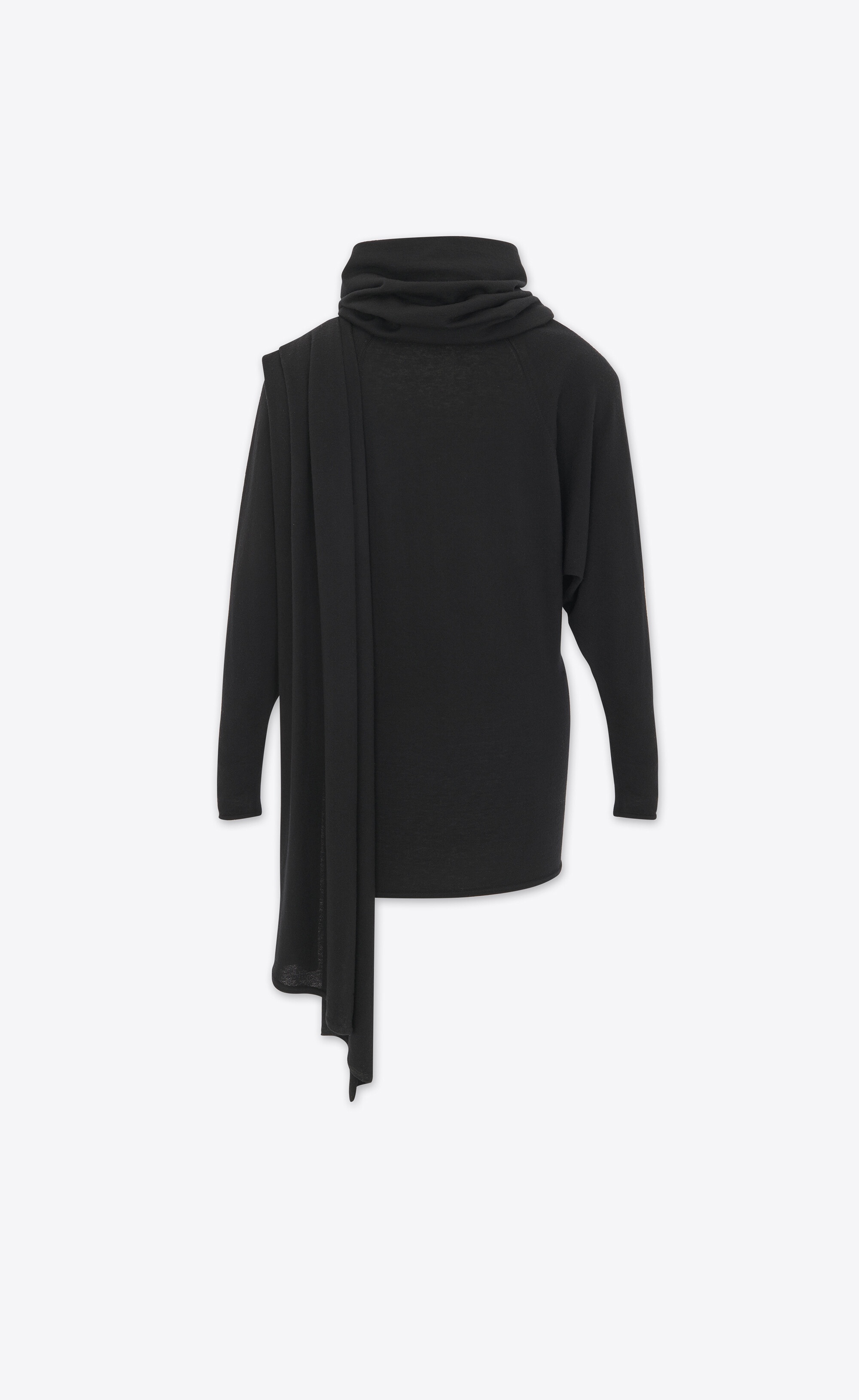 hooded dress in wool - 4
