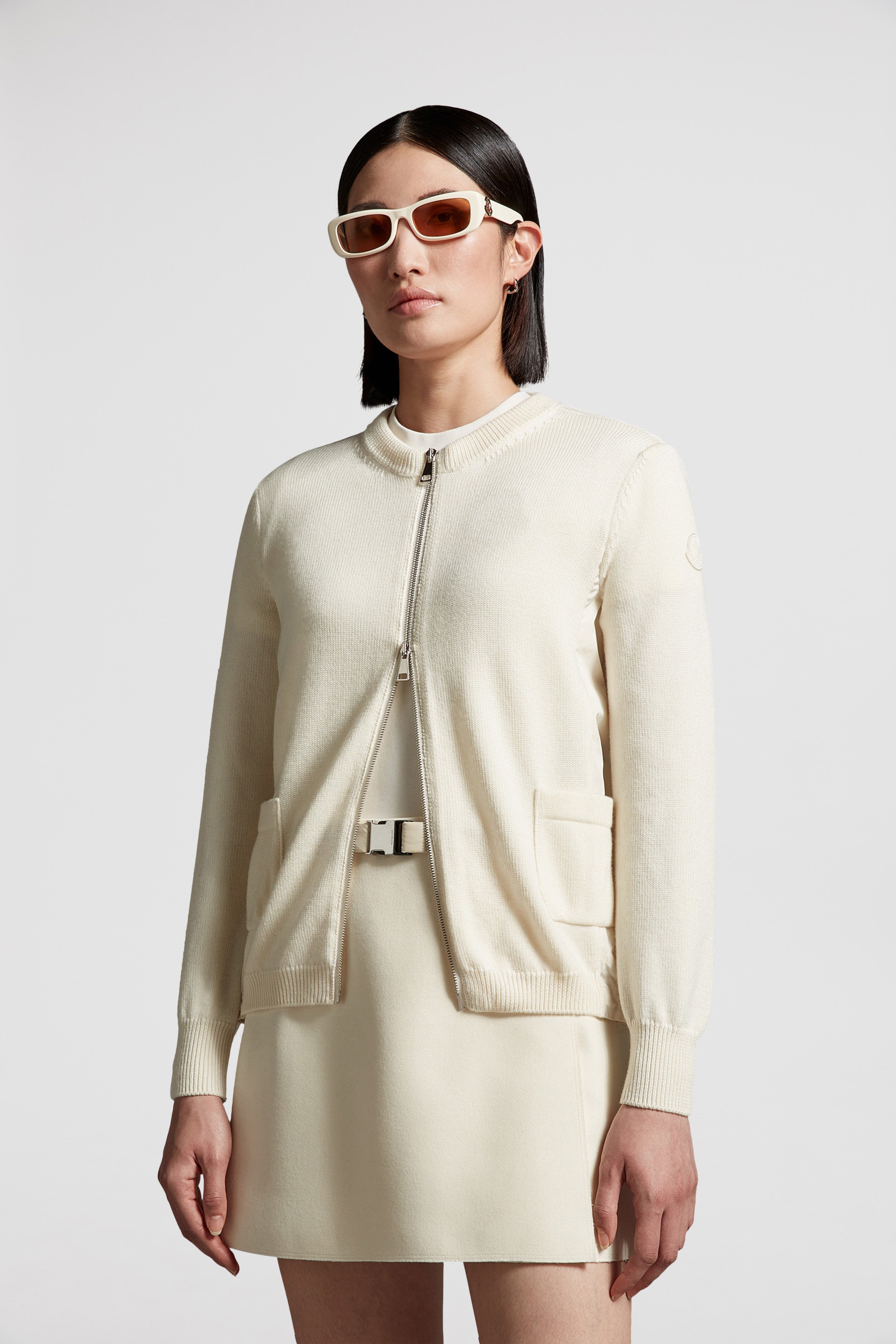 ダウンジャケット・コート MONCLER FW24 Technical fabric cardigan (J20988G00012 04A) Moncler Down Puffer Cardigan | Saks Fifth Avenue