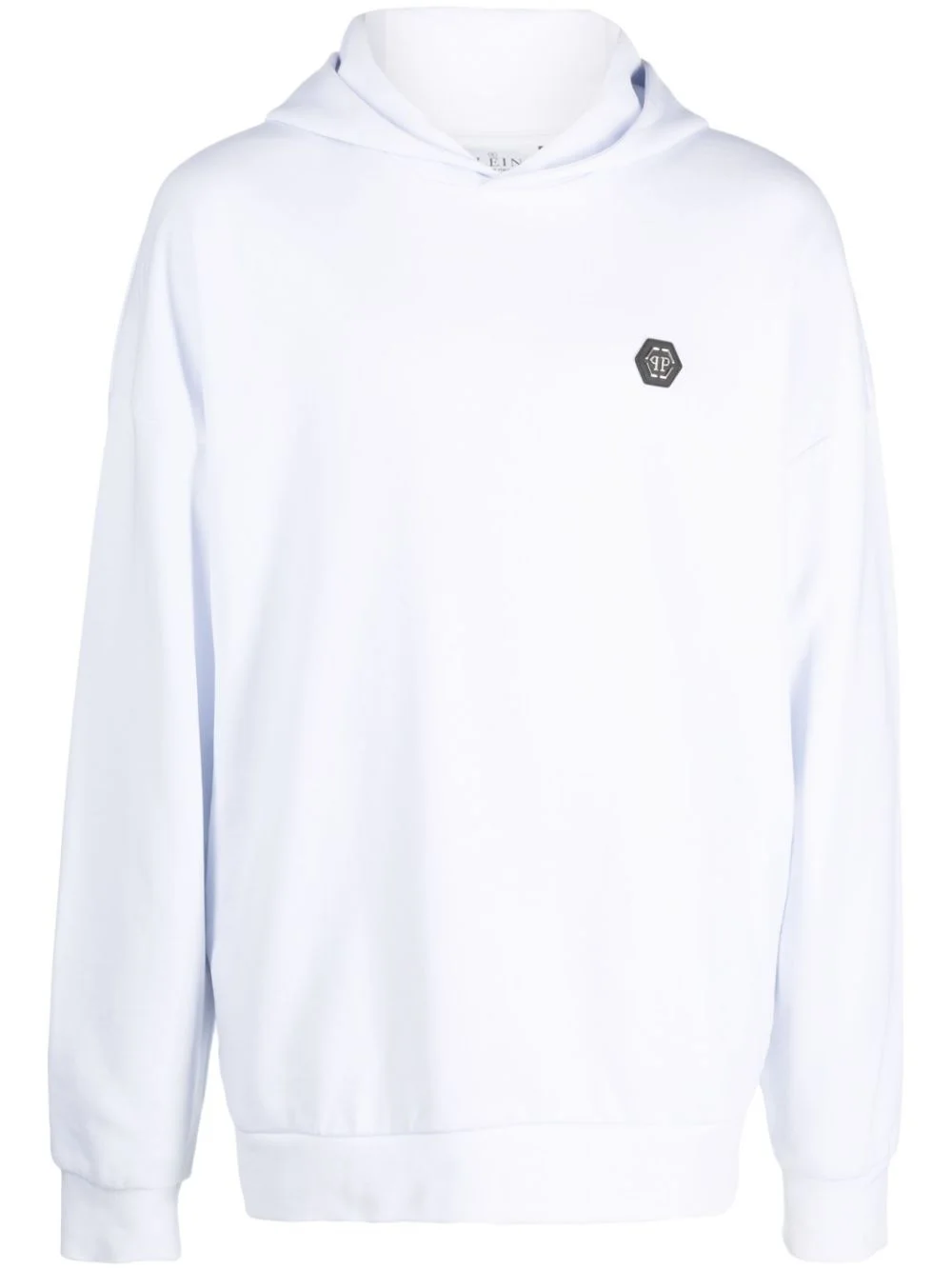 graphic-print cotton hoodie - 1