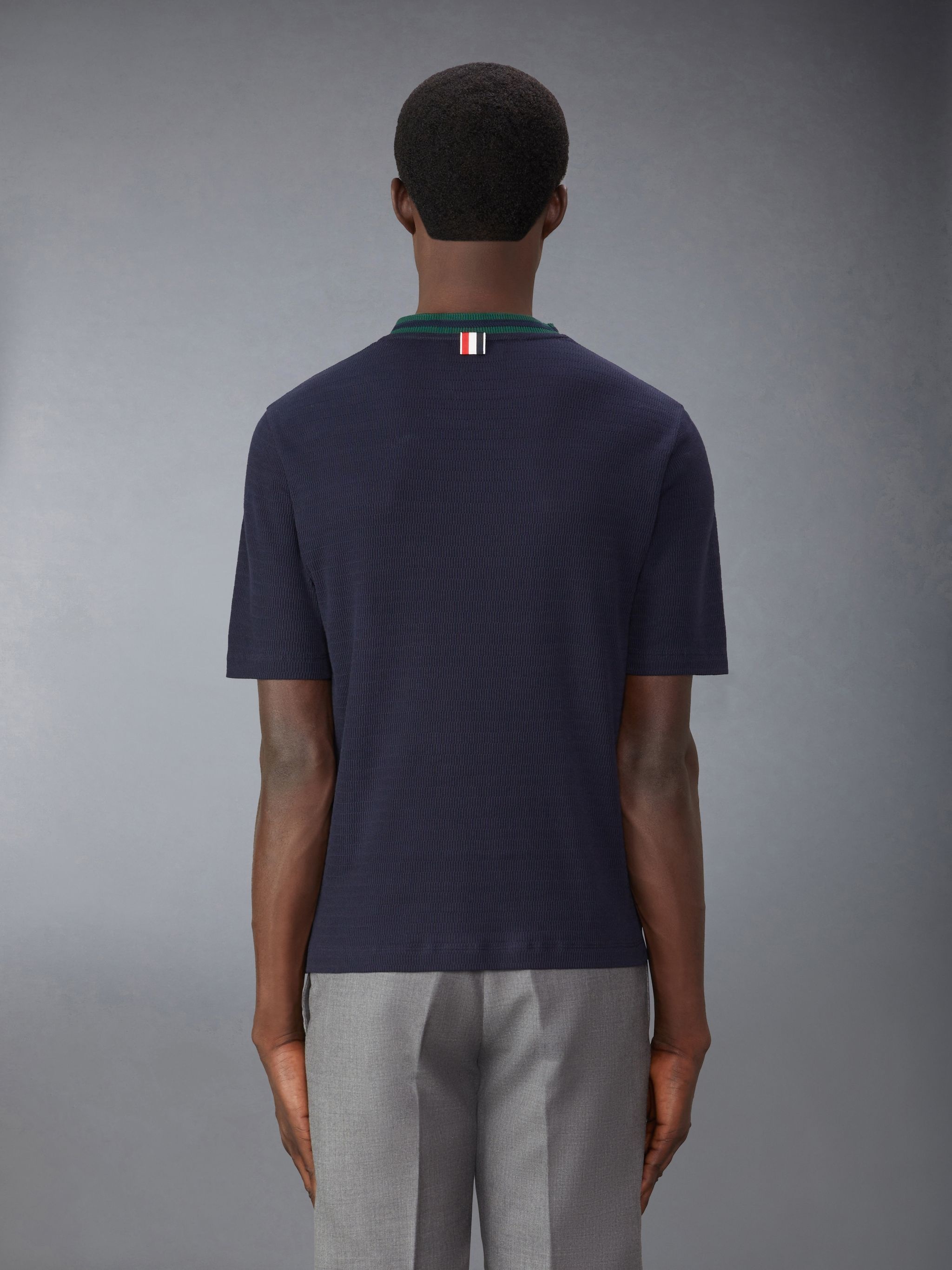 Pointelle Cotton Tee - 2
