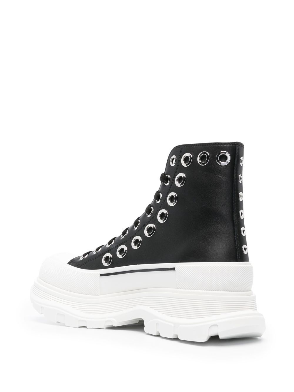Joey eyelet-detail sneakers - 3