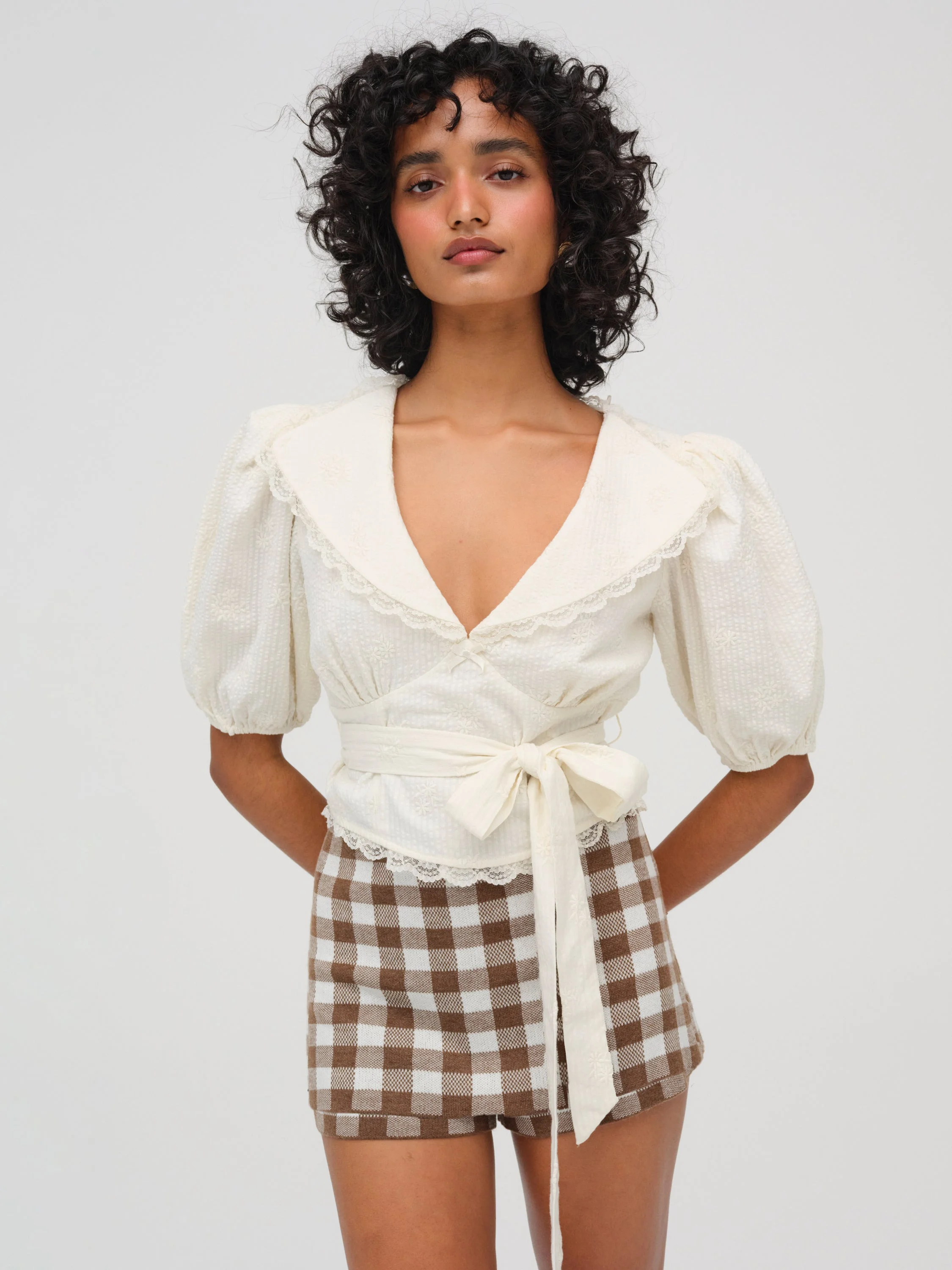 Baby Daisy Poplin Top - 1