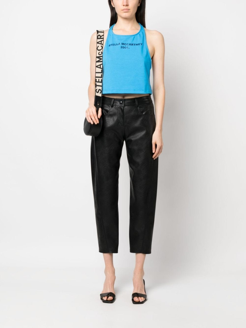Stella McCartney logo-print tank top outlook