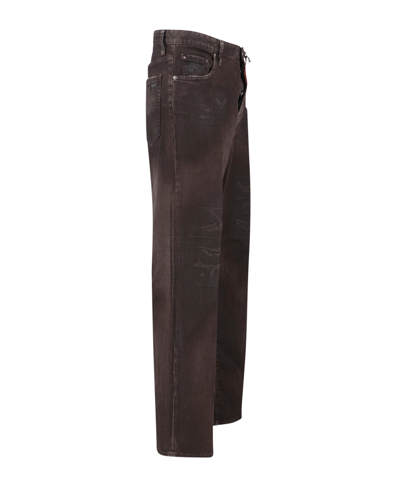 'bull Leatherette' Jeans - 3