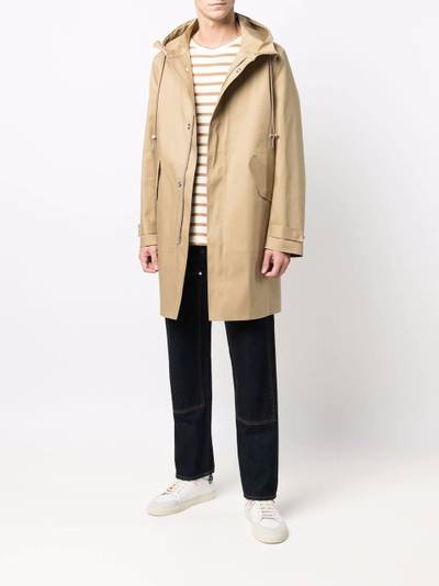 Mackintosh Granish short hooded coat outlook