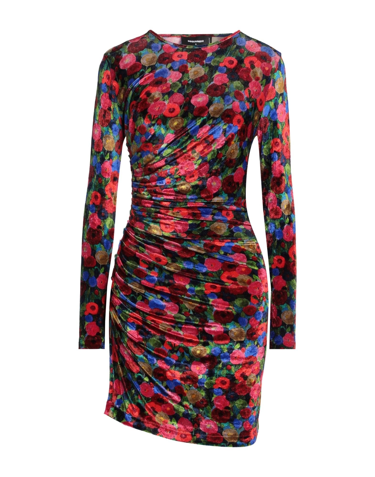 Red Women's Short Dress - 1