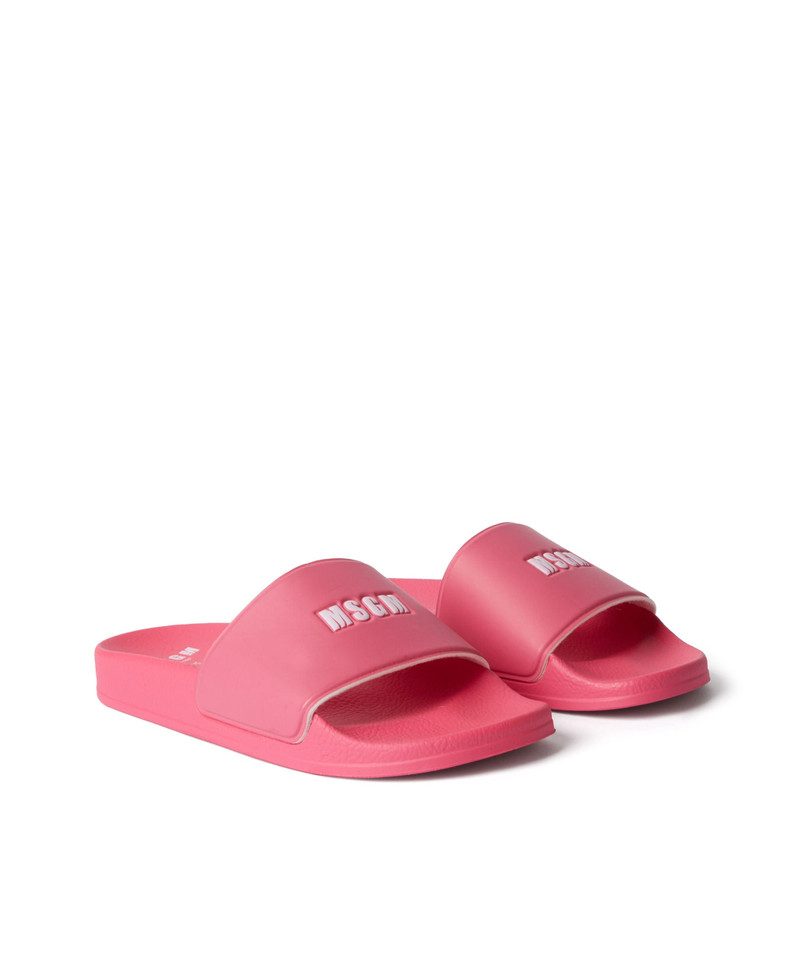 Mini logo pool slides - 1