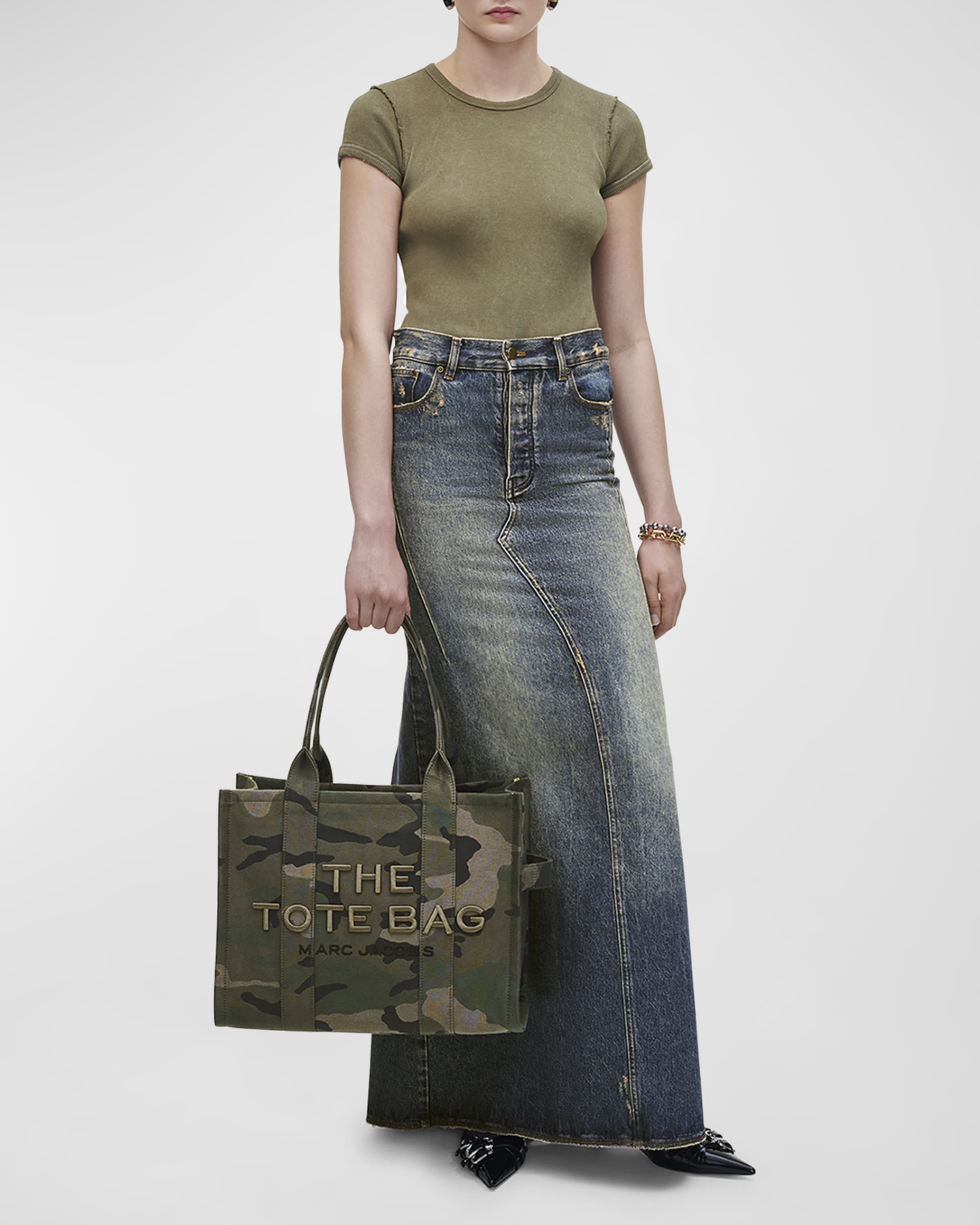 The Camo Jacquard Large Tote Bag - 3