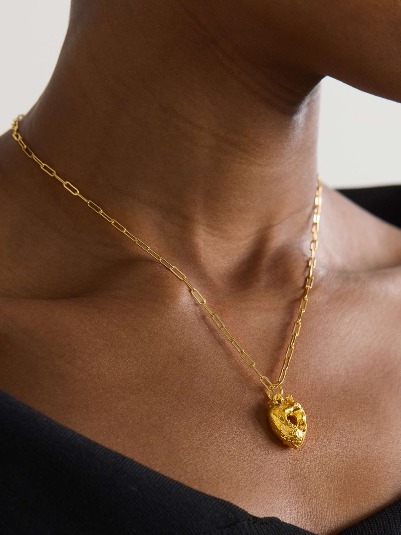 ALIGHIERI The Lovers' Pact gold-plated necklace Gold outlook