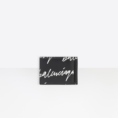 BALENCIAGA Cash Bill Clip Square Wallet outlook