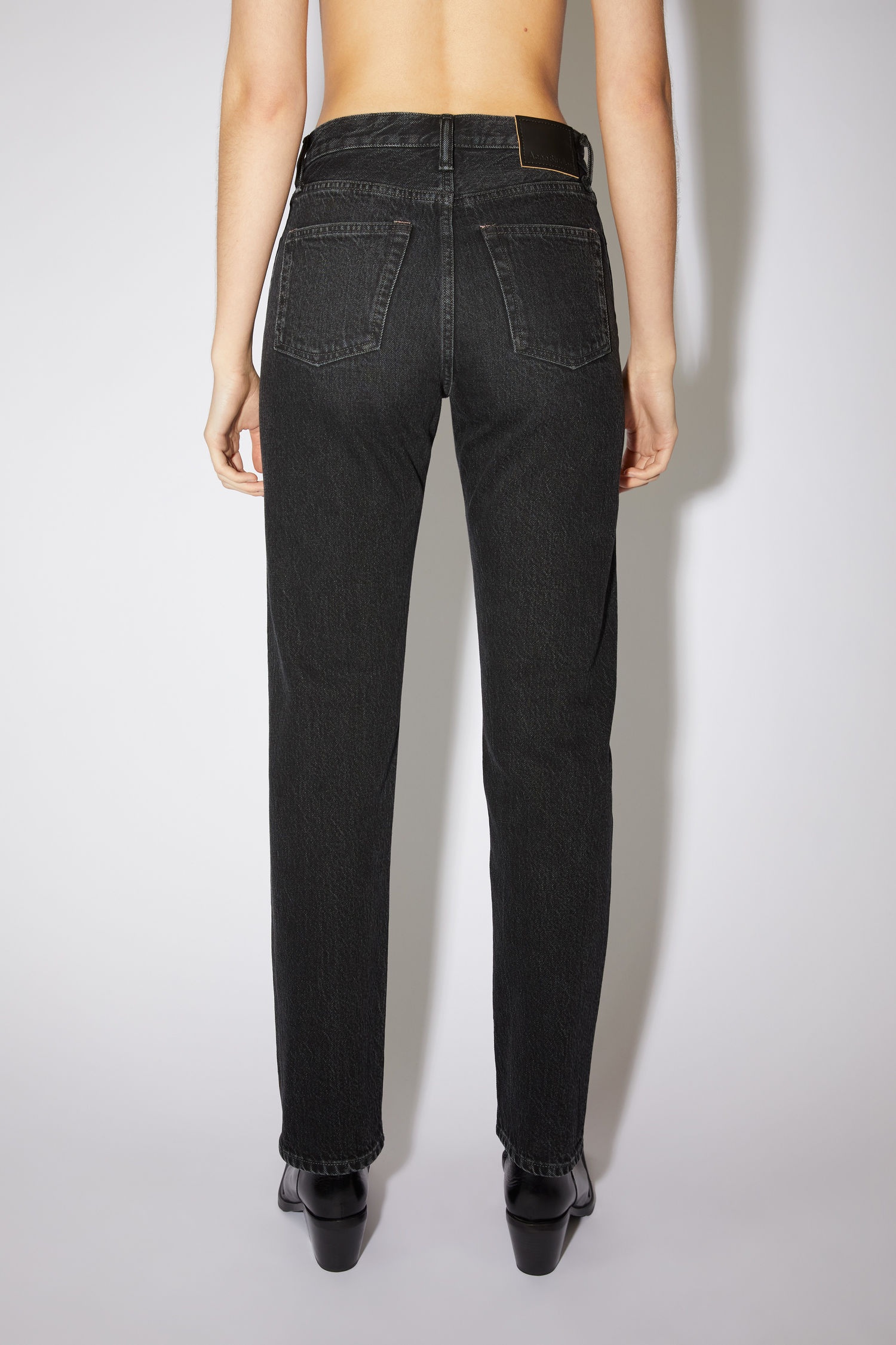 Straight fit jeans - Black - 3
