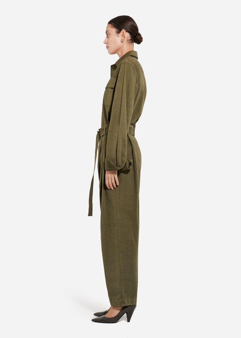 Pleated Pant in Cotton 5