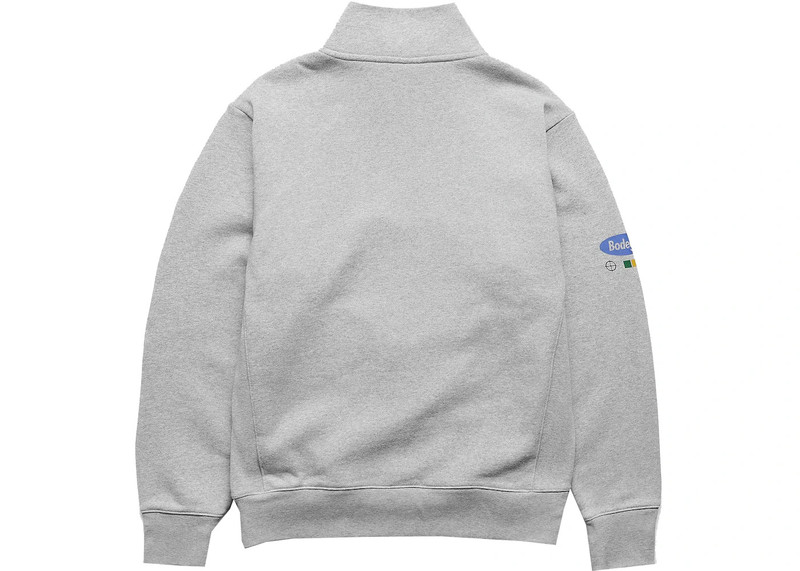 New Balance New Balance x Bodega Quarter Zip Sweatshirt Athletic Grey outlook