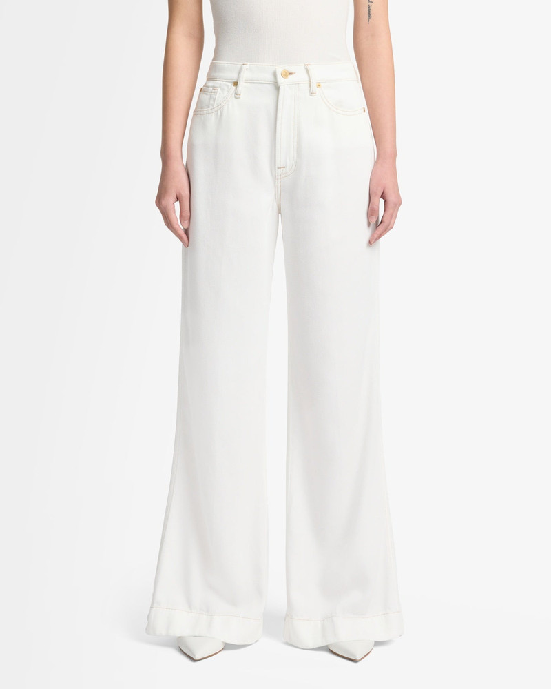Tailorless Denim Lustre Modern Dojo in Blanc 3