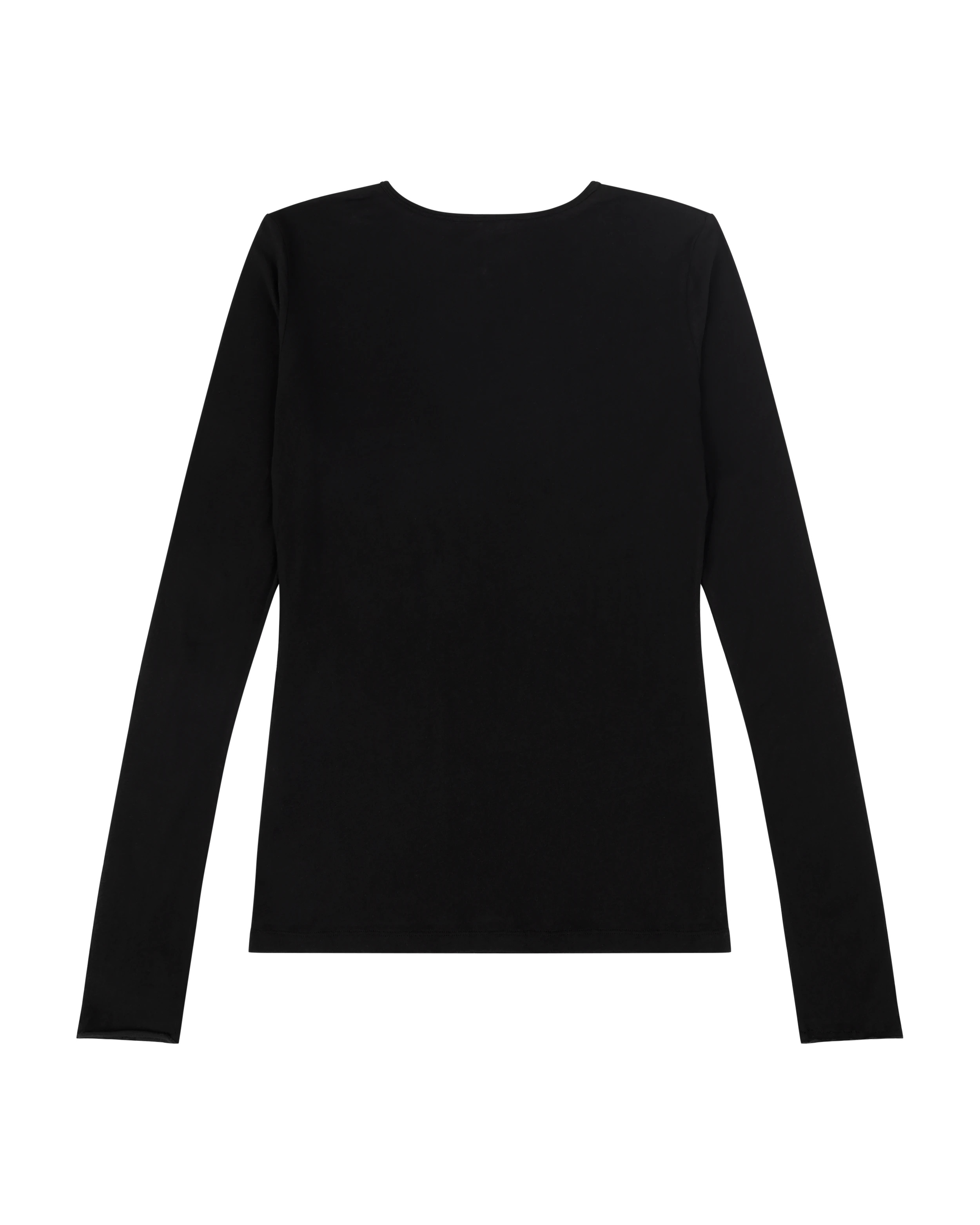 SHEER LONG SLEEVE BLACK - 6