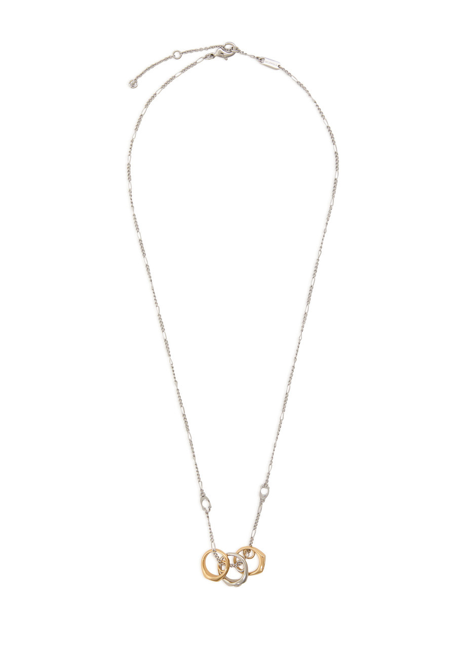 Coach Signet Ring Two-tone Necklace - 3