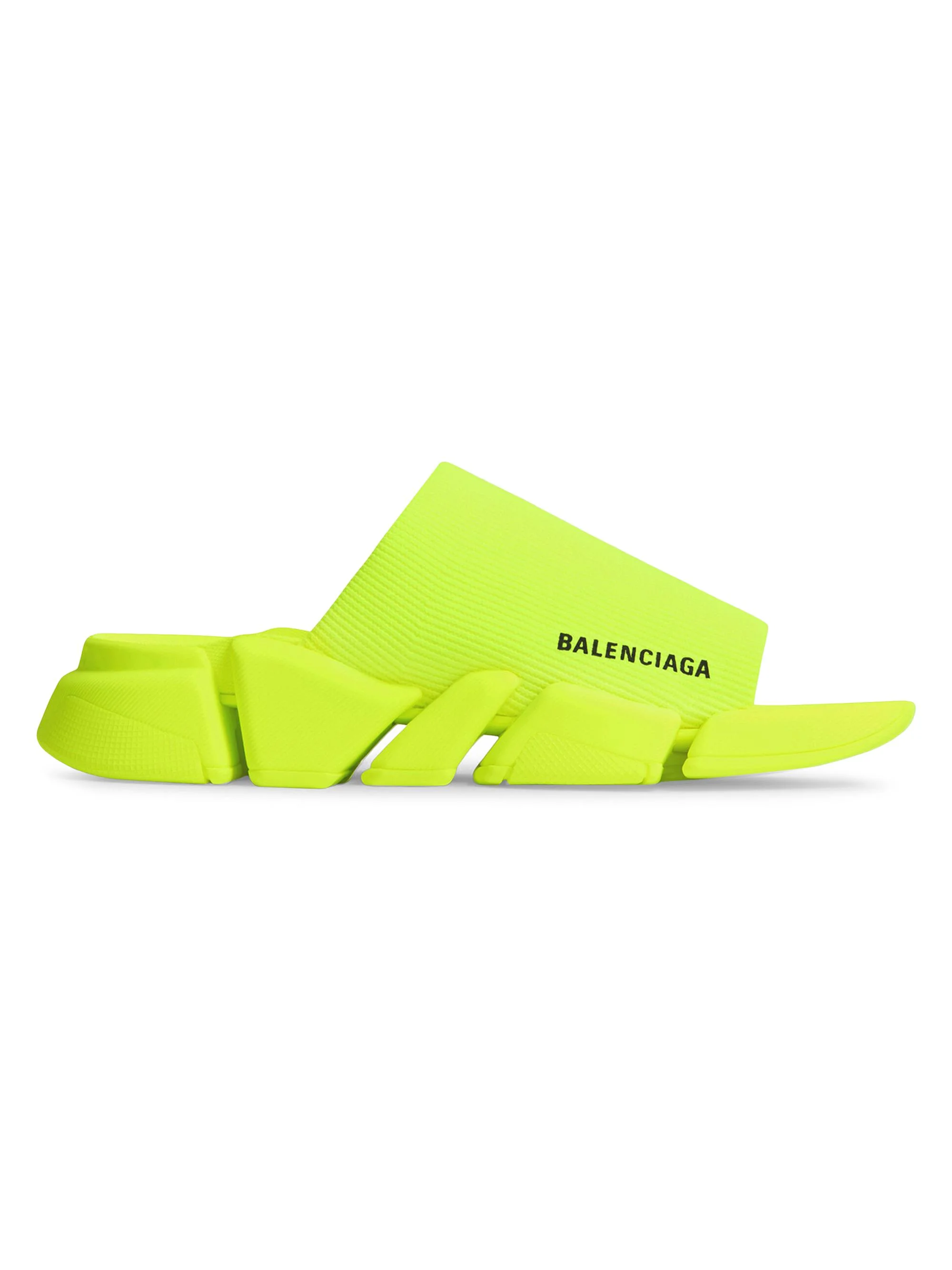Men's Speed 2.0 Recycled Knit Slide Sandals - Neon Green - 1