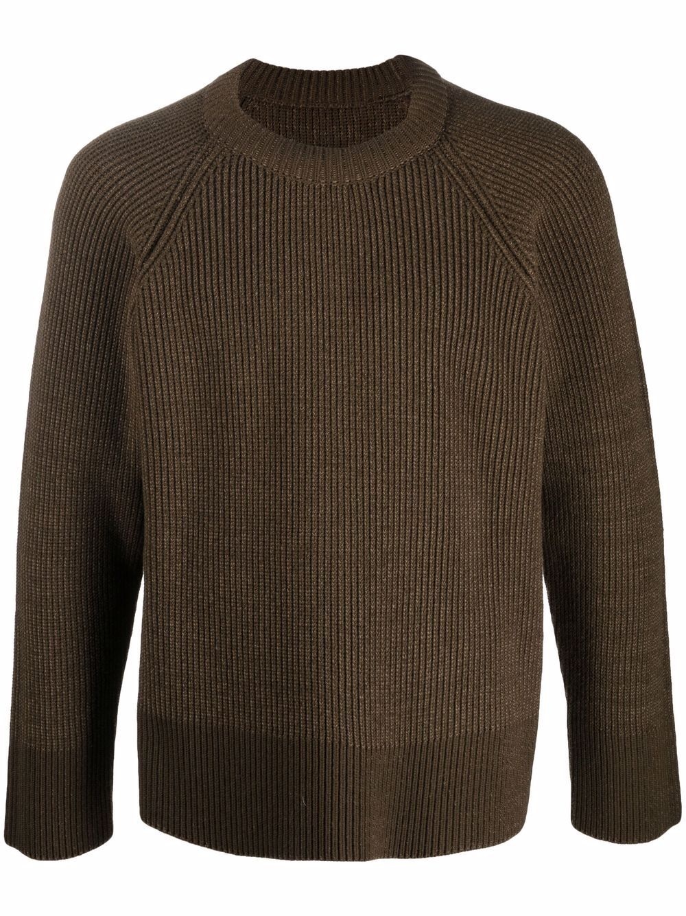 ribbed knit jumper - 1