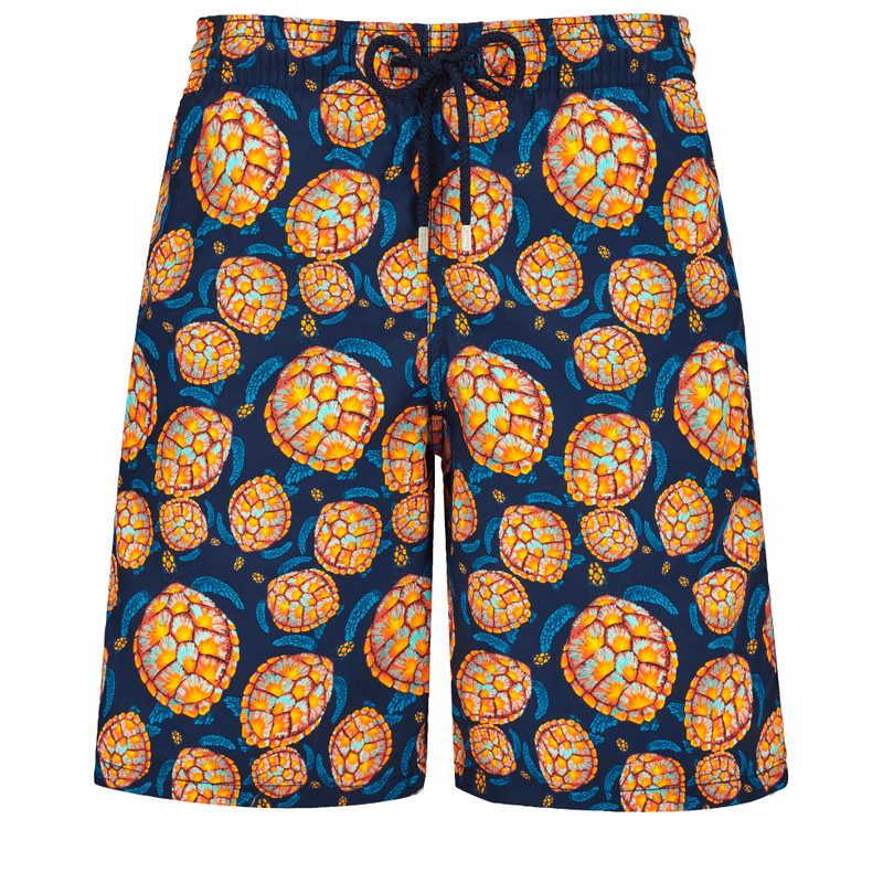 Men Long Swim Trunks Carapaces - 1
