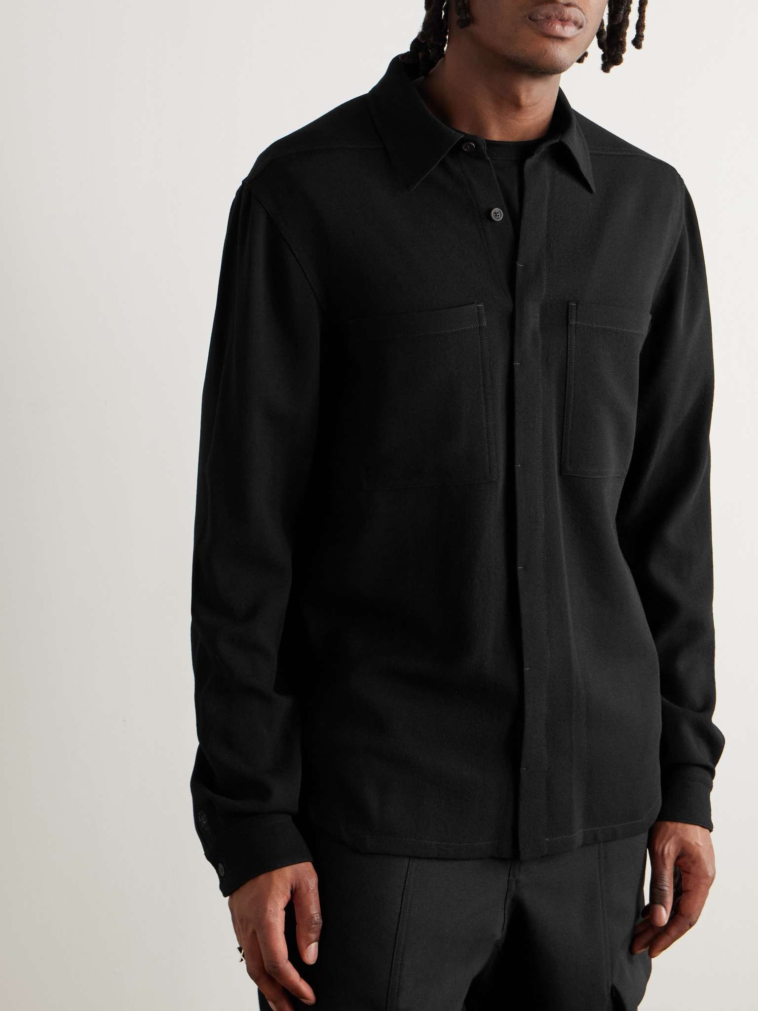 Wool-Crepe Shirt - 3