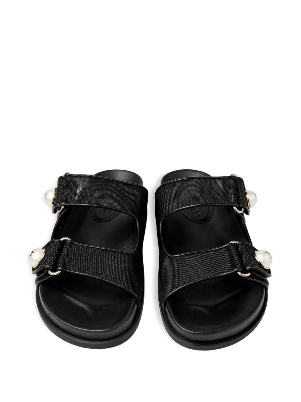 Fayence pearl-embellished sandals - 4