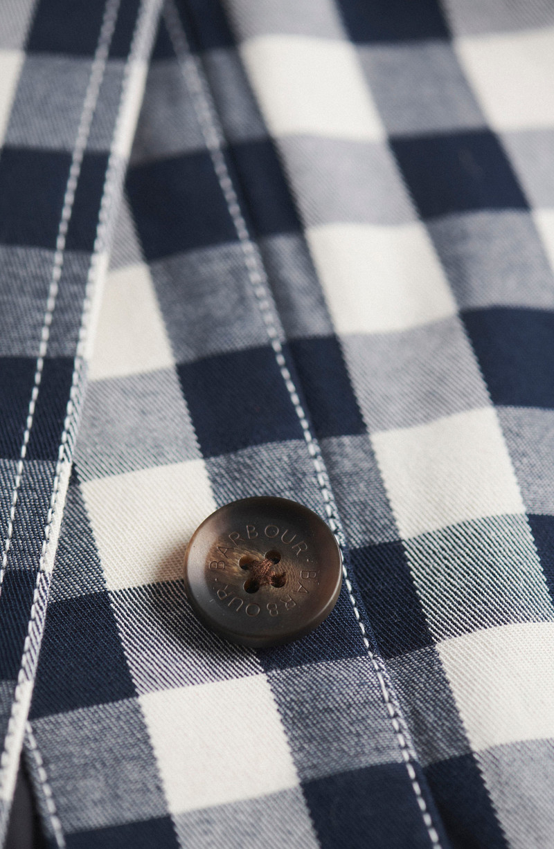 Barbour Maddison Casual Jacket in Summer Navy/Ecru/Dark Navy at Nordstrom 8