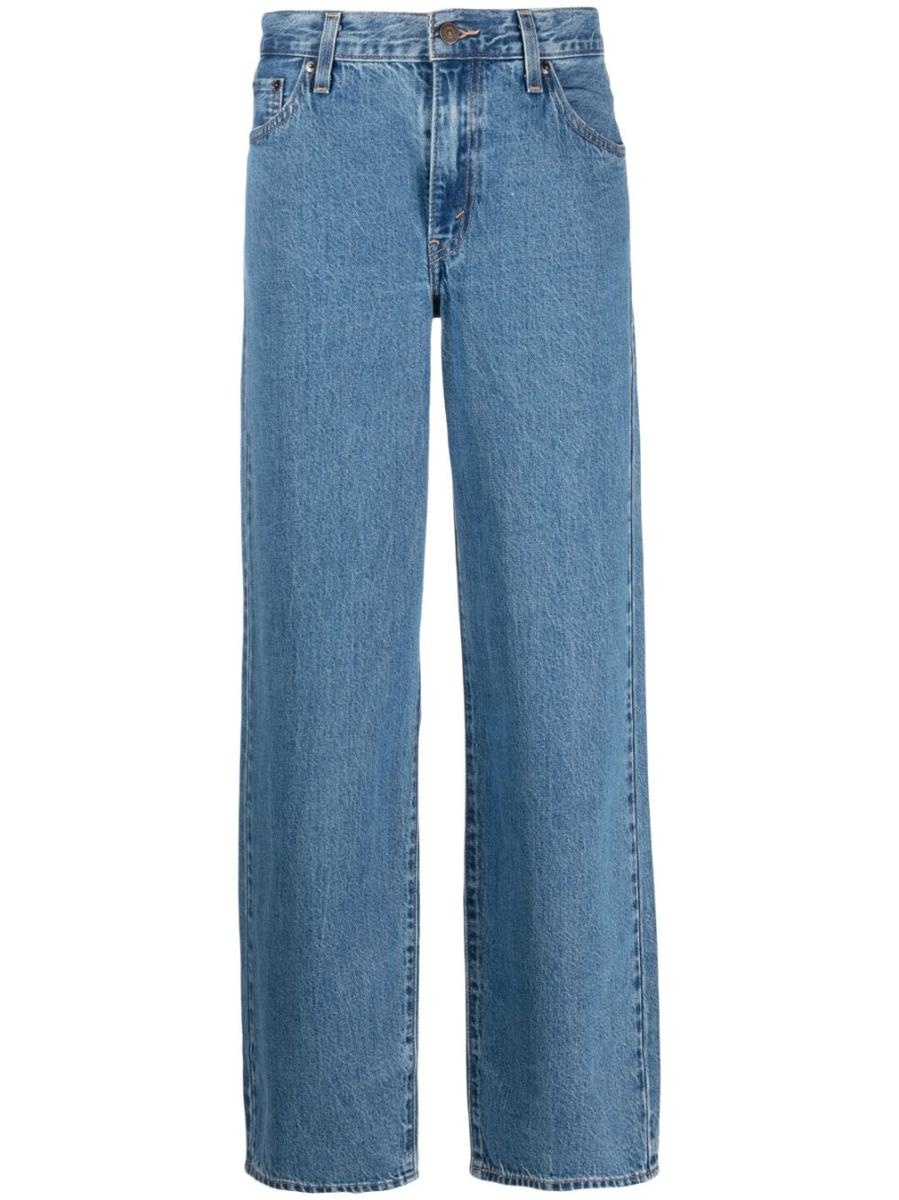 LEVI'S MID-RISE BAGGY DAD STRAIGHT JEANS IN COTTON - 1