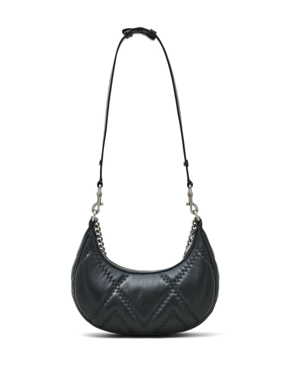 The Quilted Leather Curve shoulder bag - 4