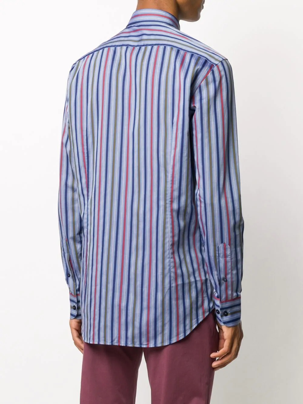 striped long-sleeve shirt - 4