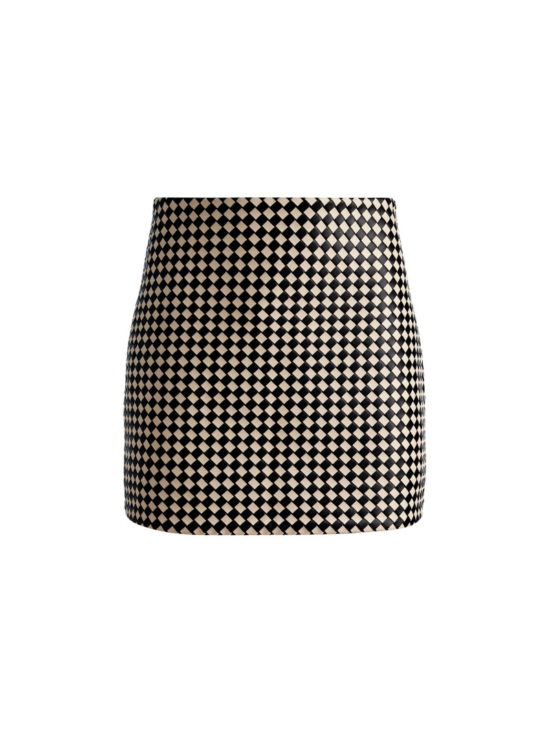 ELANA VEGAN MINI SKIRT 1