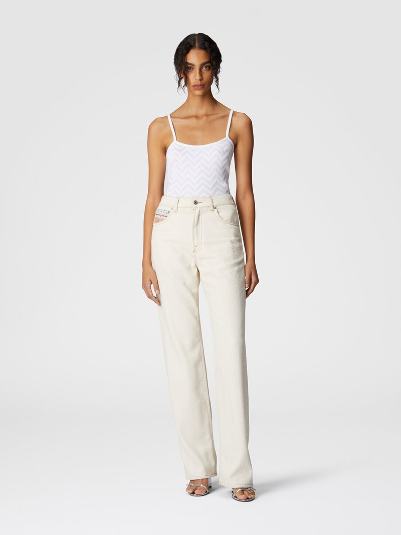 Missoni Tonal chevron tank top outlook