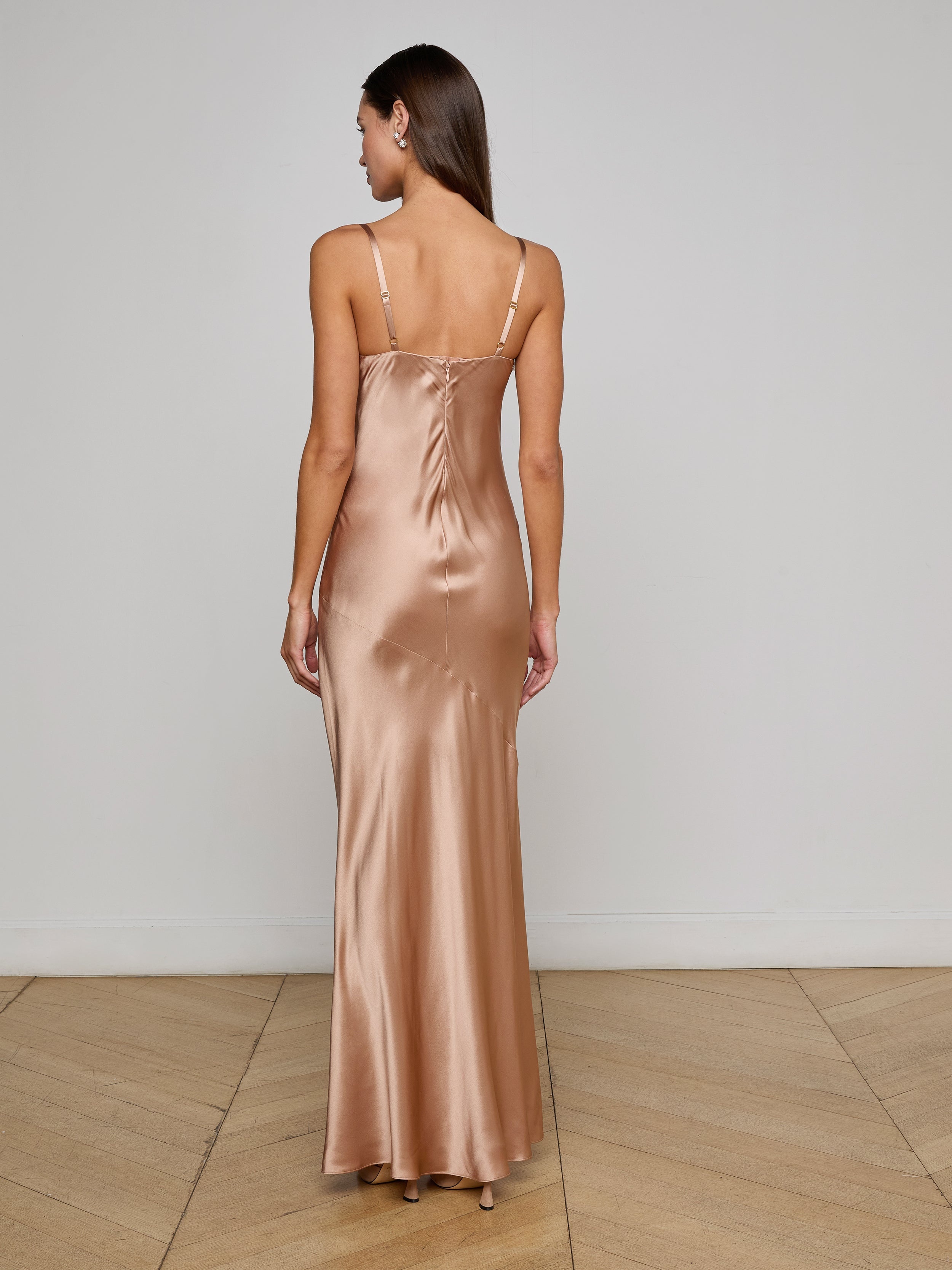 Sayla Silk Maxi Dress - 4