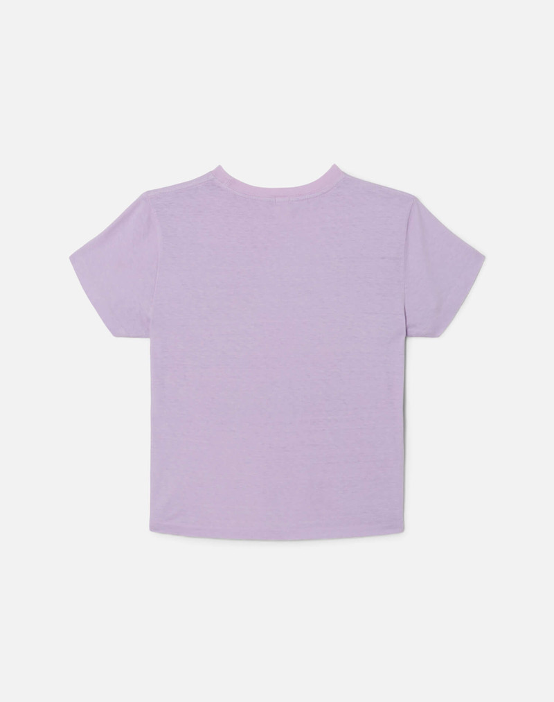Classic "Club Biblio" Tee - Baby Violet 2
