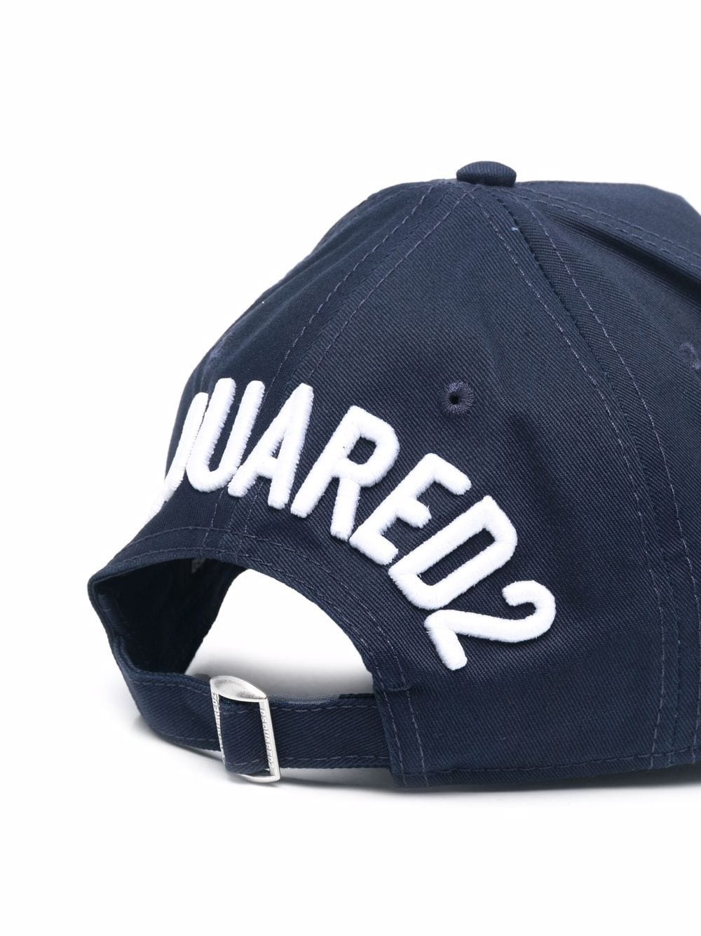 embroidered-logo six-panel cap - 2