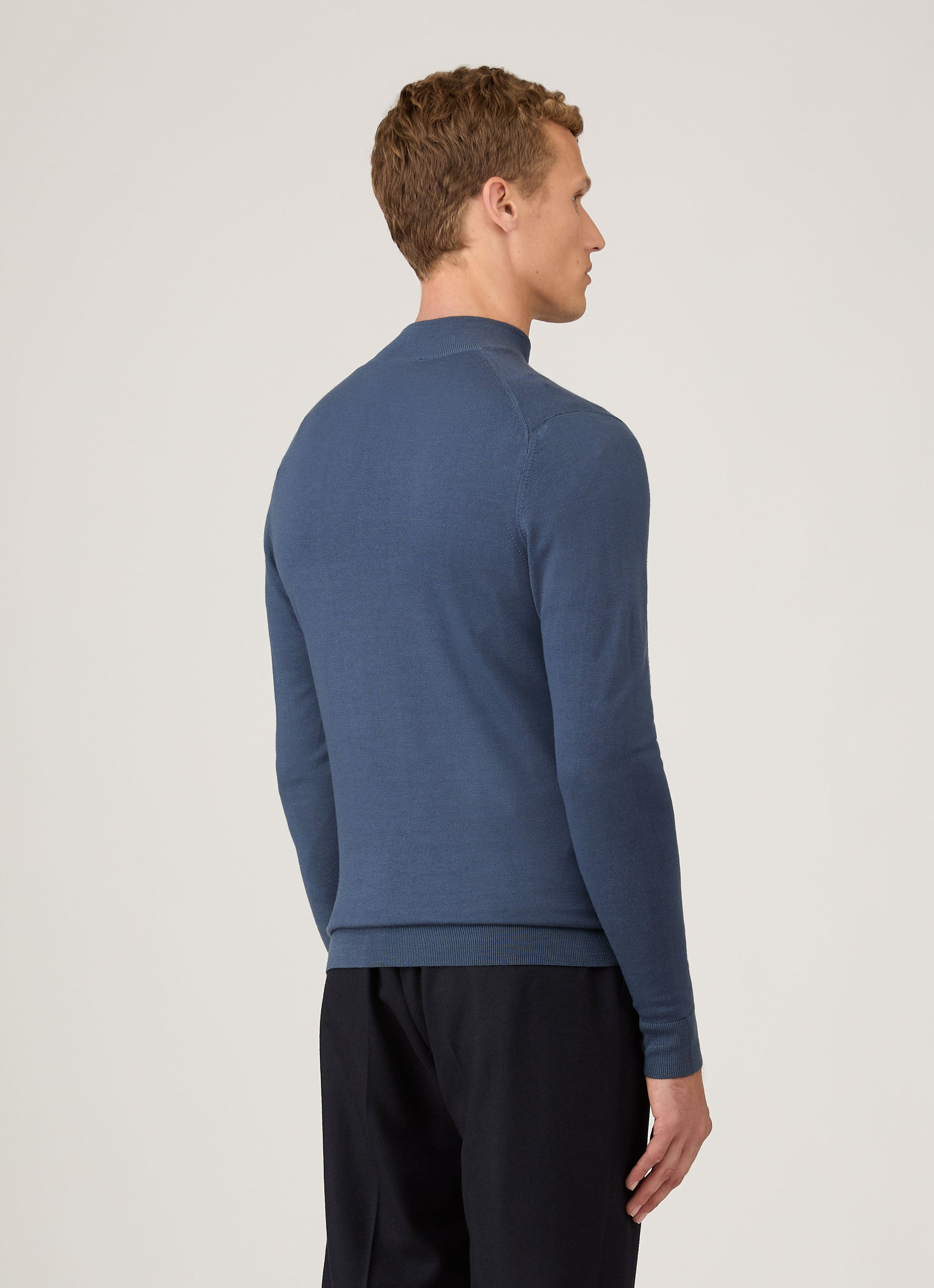 Extra‑Fine Merino Zip Neck - 5