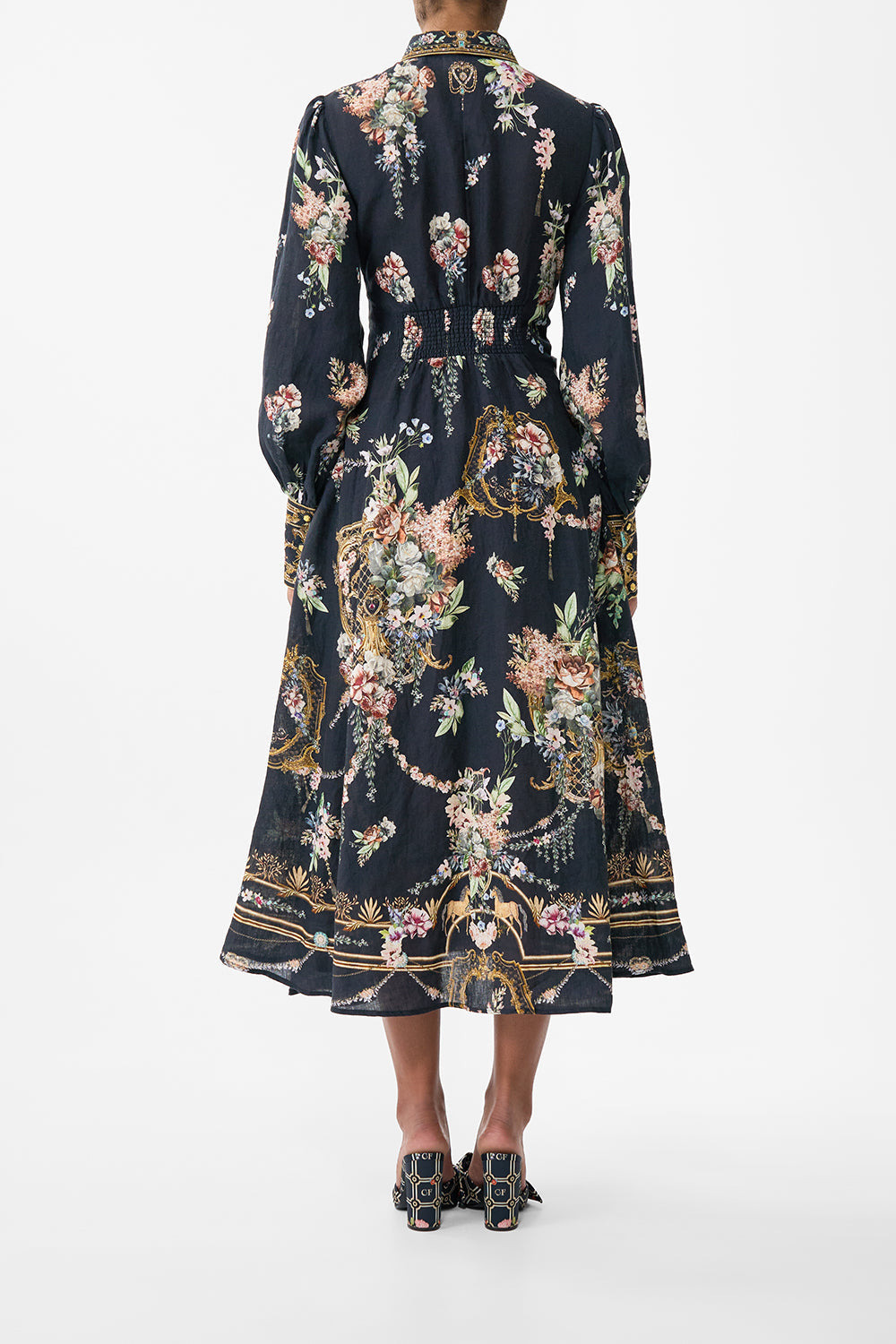 WAIST TIE SHIRT DRESS - 3