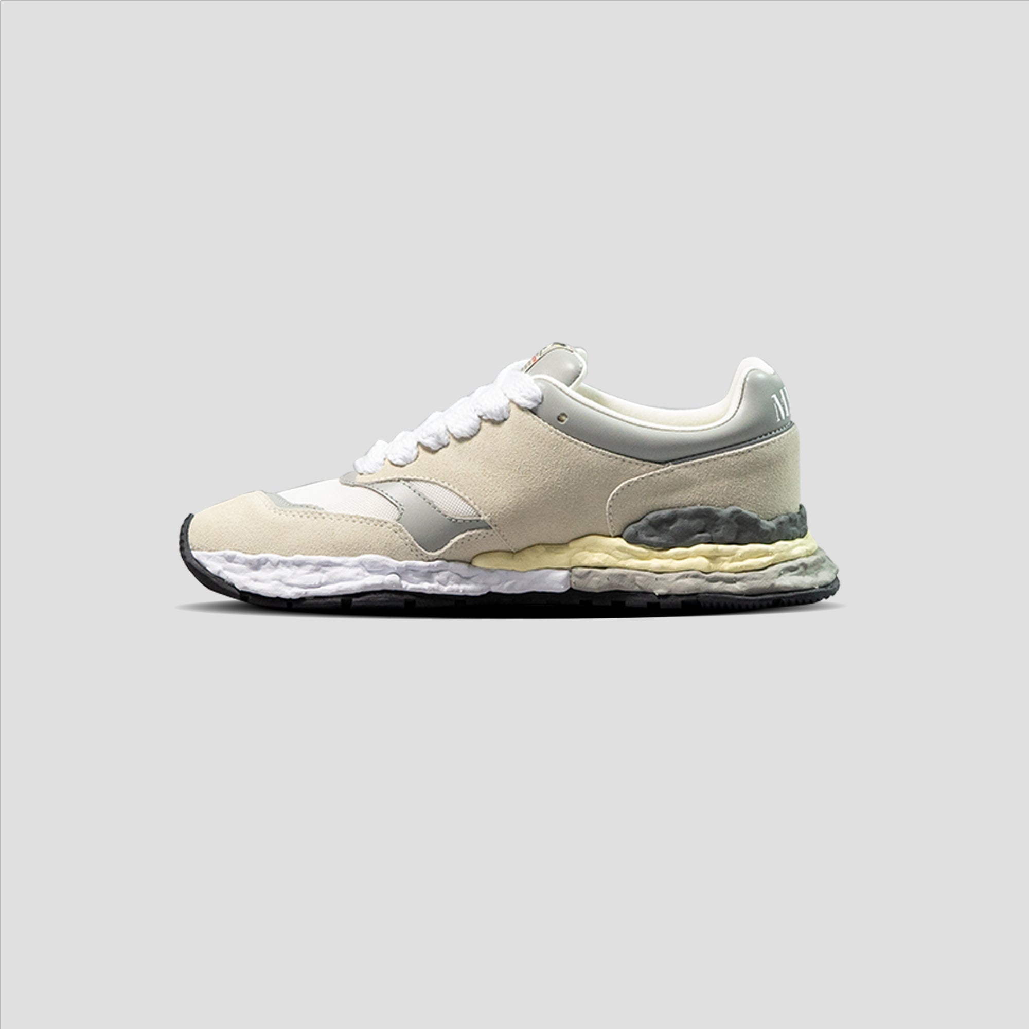 GEORGE OG SOLE LOW-TOP LEATHER SNEAKER - 3