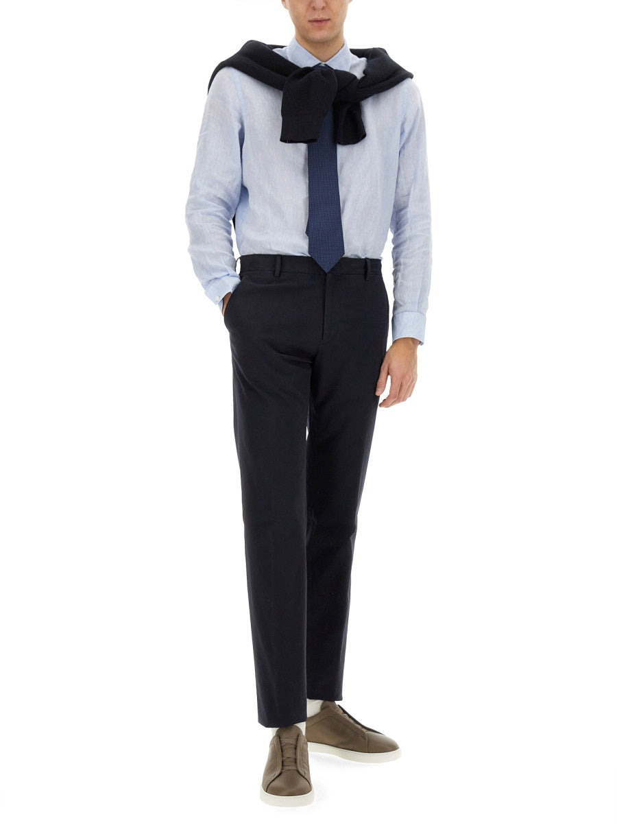 Zegna Men Straight Leg Pants - 2