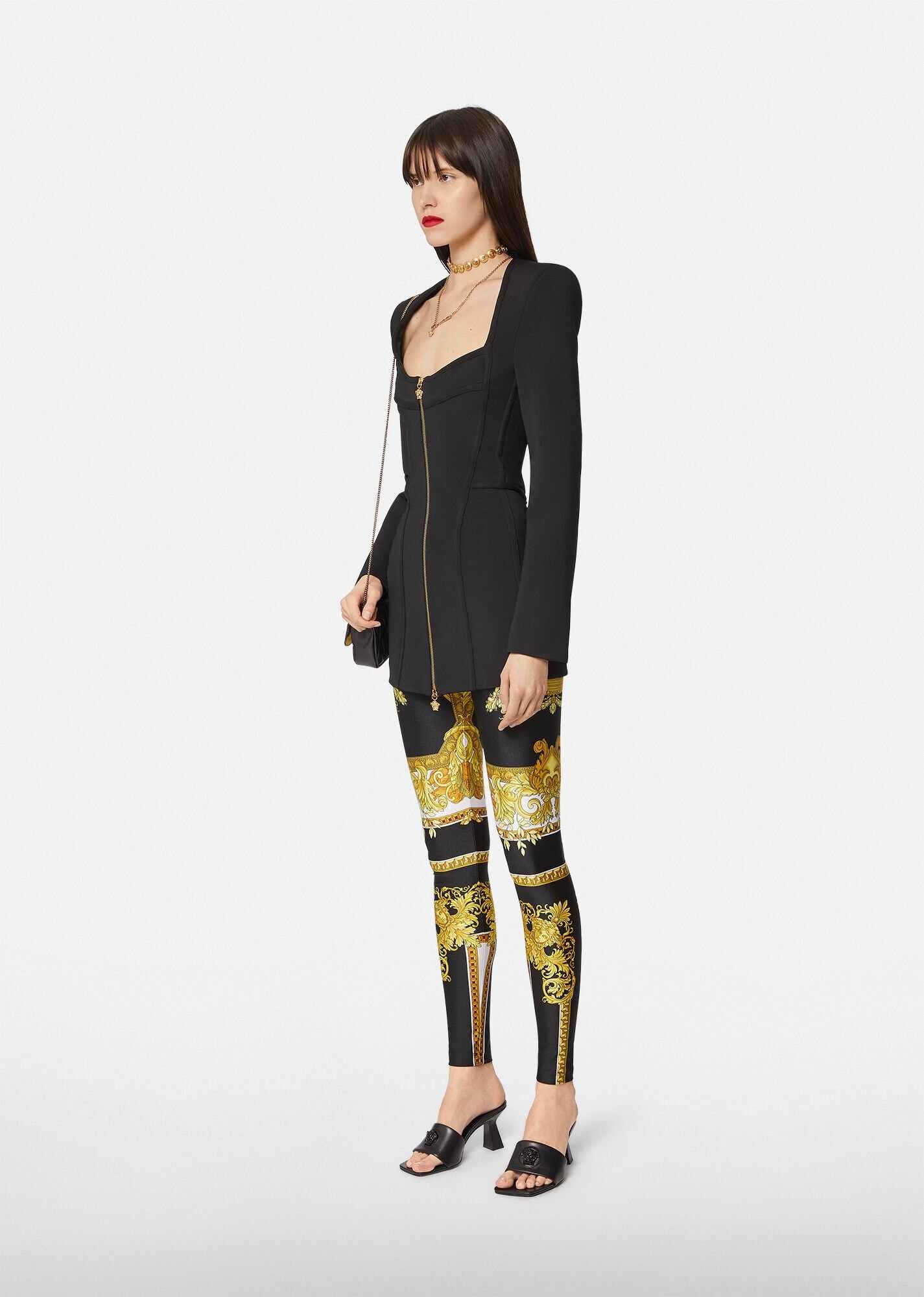Medusa Renaissance Print Leggings - 4