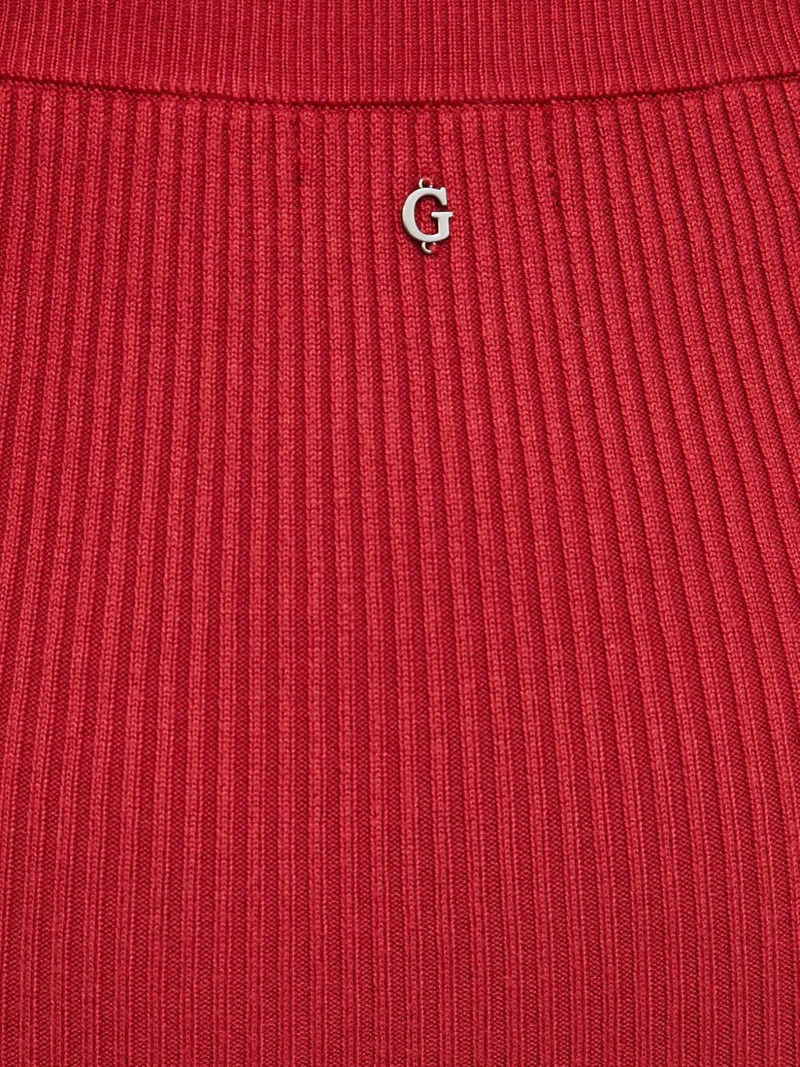 Katelyn ribbed-knit pencil skirt 4