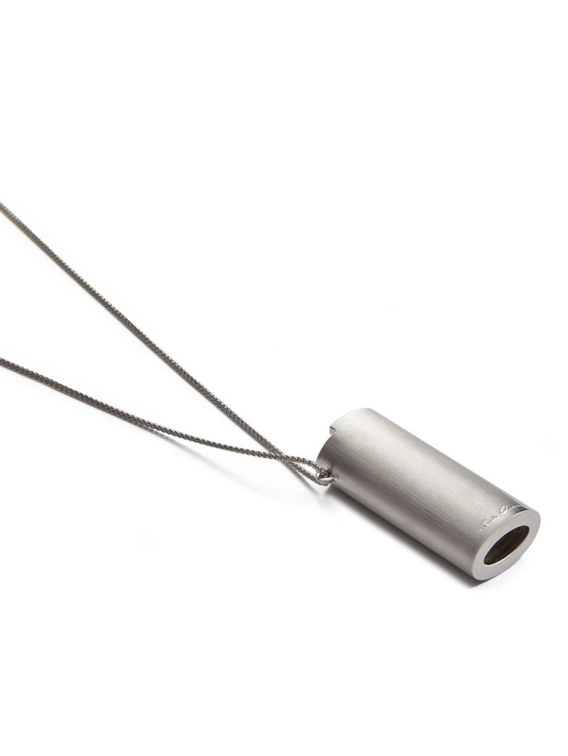 Silver Porterville Lighter Holder Charm Necklace 4