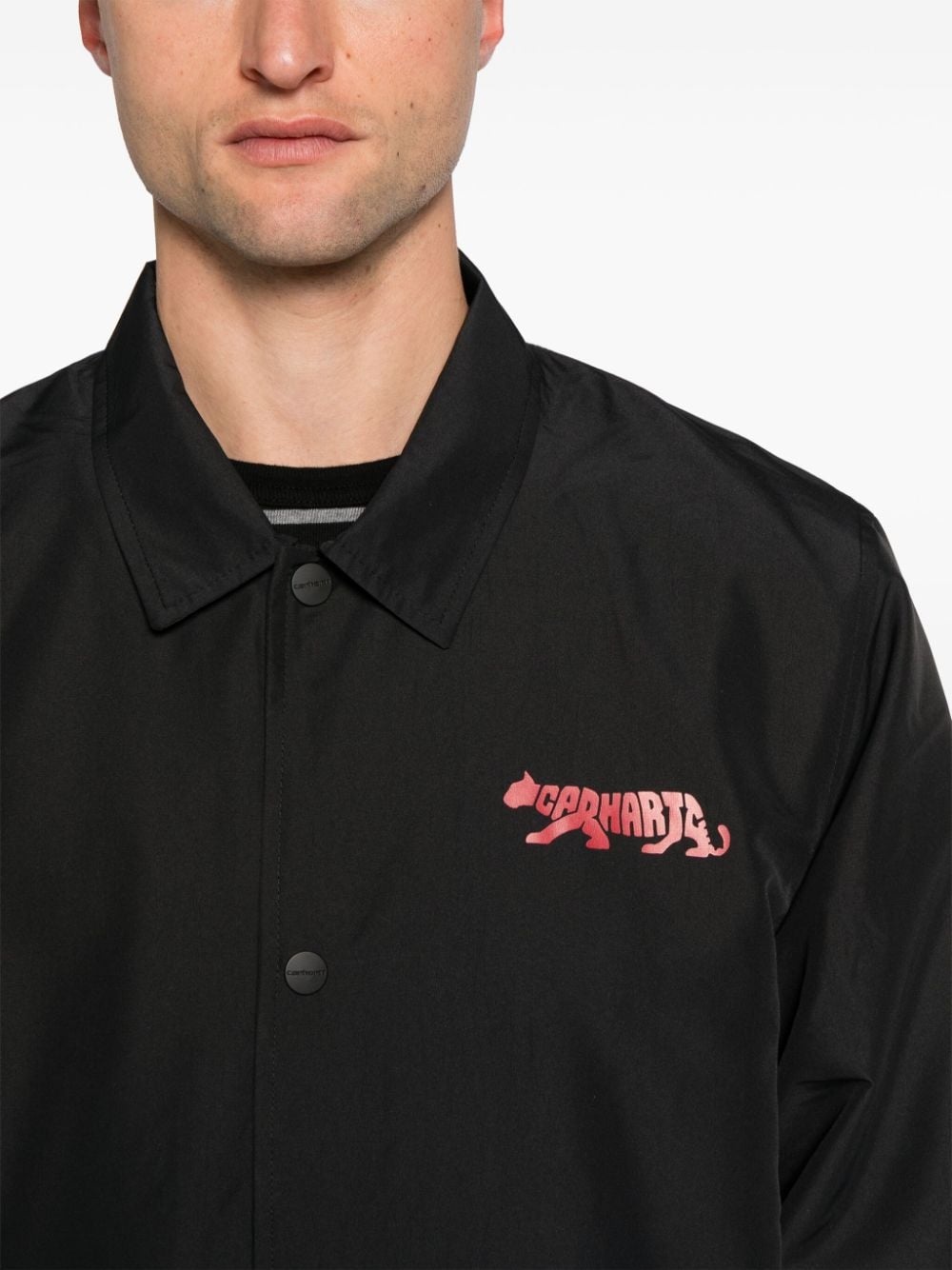 Rocky Coach logo-print shirt jacket - 5