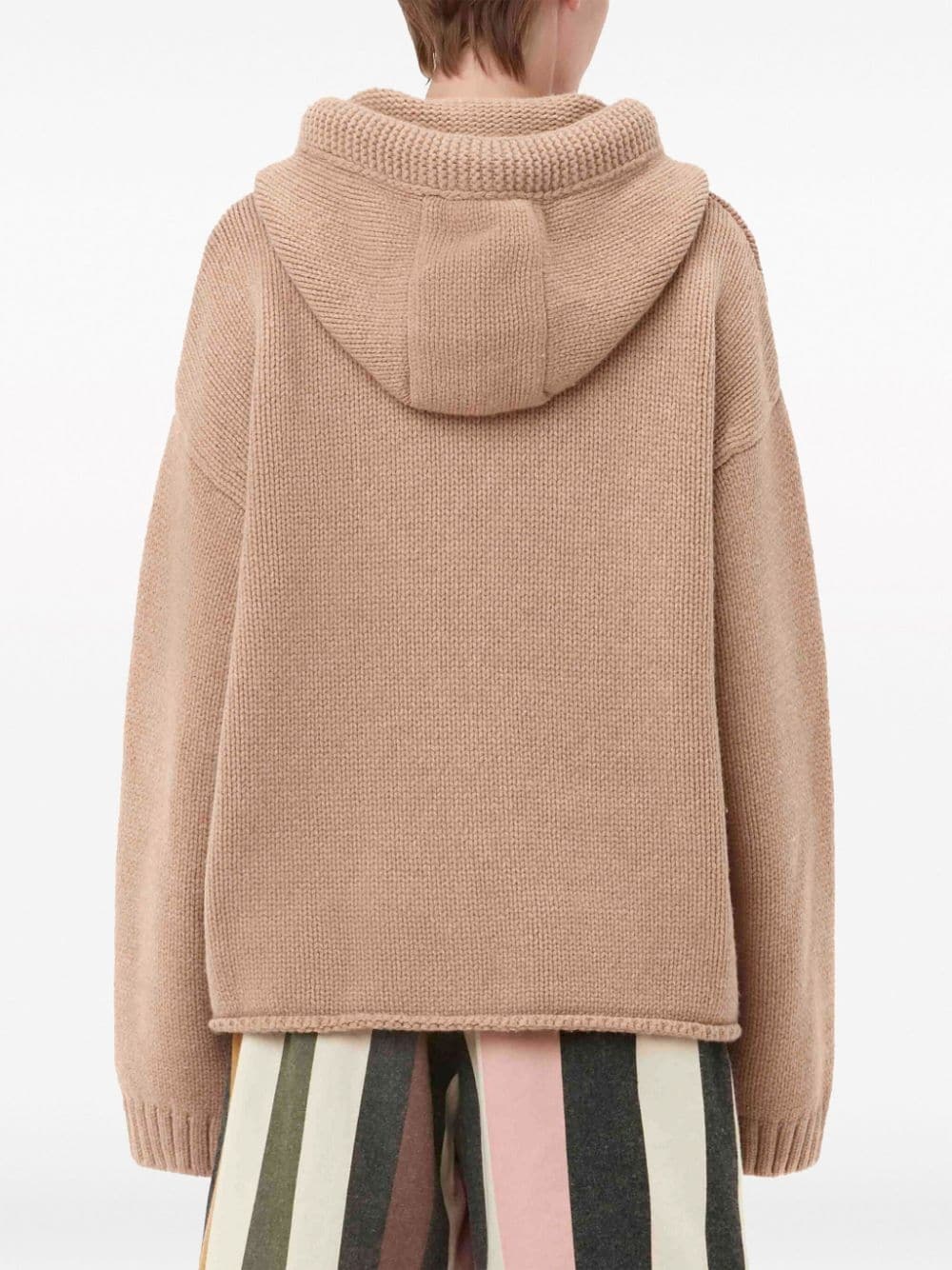 anchor-print zip-up hoodie - 4