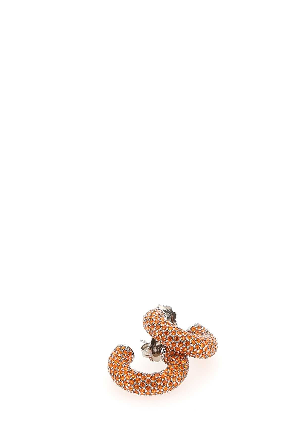 Amina Muaddi Women Embellished Metal Mini Cameron Earrings - 2