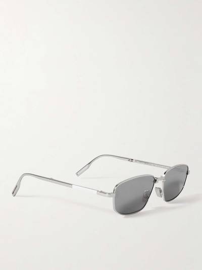 Dior Dior90 S1U Rectangular-Frame Silver-Tone Sunglasses outlook