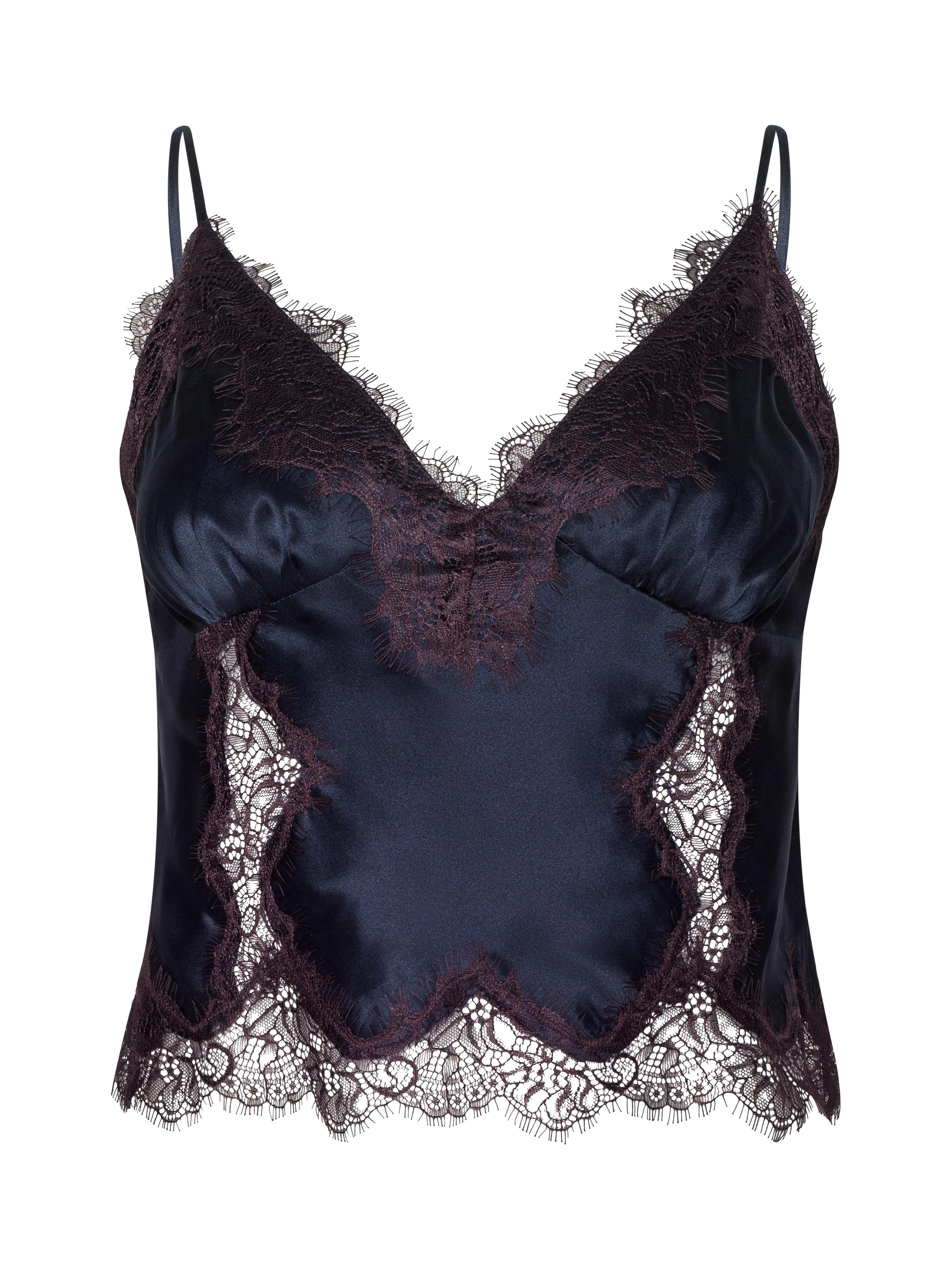 Kimber Silk Lace Camisole - 1