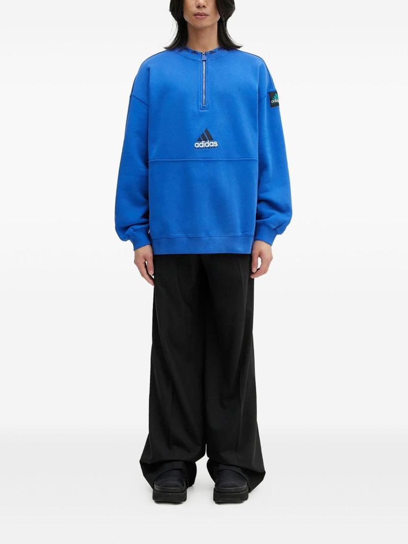 adidas Eqt half-zip logo sweatshirt outlook