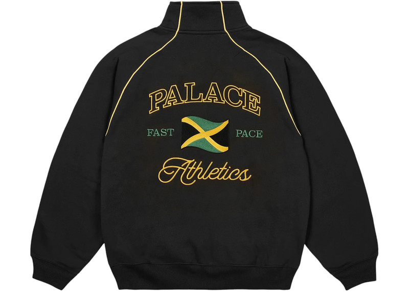 PALACE Palace Athletic Zip Funnel Black outlook