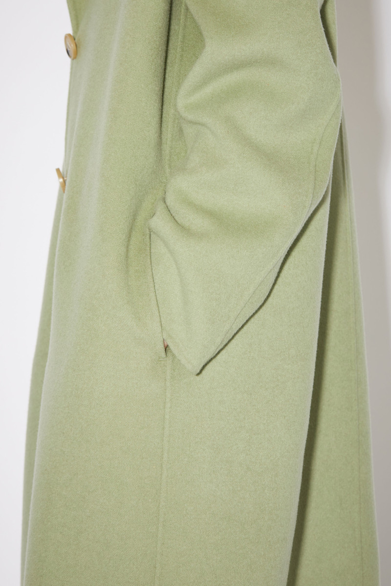 Single-breasted coat - Dusty green 5