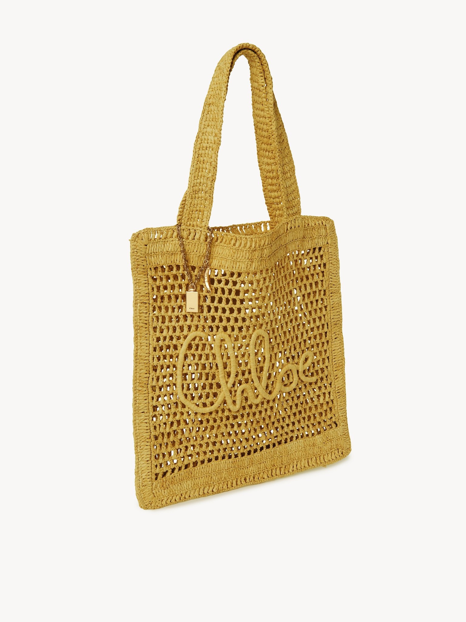 SUMMER BANANA TOTE BAG IN RAFFIA - 2